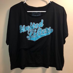 United Lifters flowy crop top